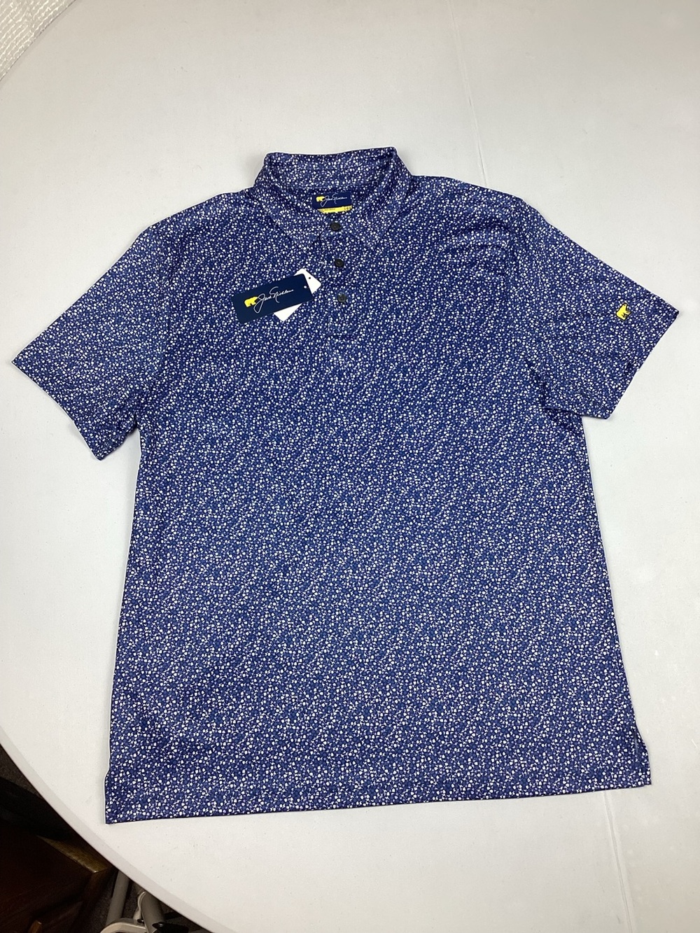 Jack Nicklaus Golf Polo Shirt Large Stretch UPF 50 NEW! Retail $68